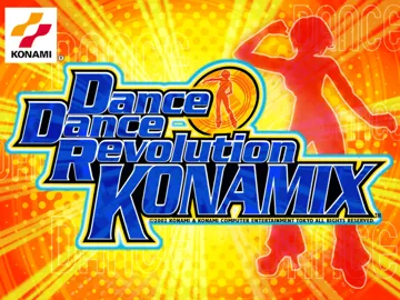 Dance Dance Revolution Konamix (US) screen shot title